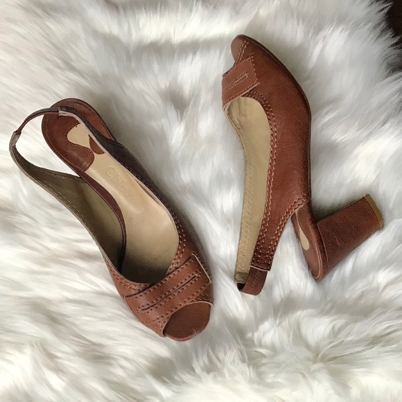 Authentic Chloe Slingback Heels - Picture 3 of 6
